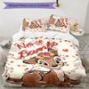 3pcs Bambi3 Cover Set - Personalized Name, HD Printed Bedding with 1 Cover and 2 Pillowcases - Perfect for Home Decor, Easy Care