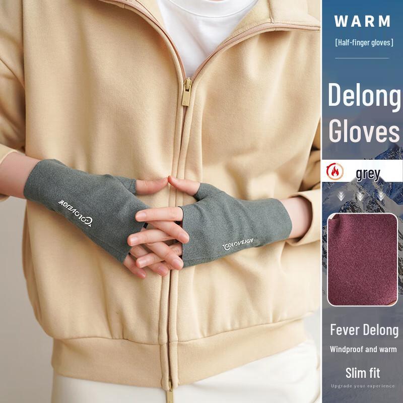 Palm Bear Thermal Convertible Touchscreen Gloves