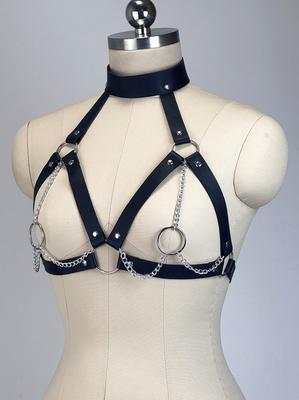 Mode Riem Vrouw Straatstijl Corset Kettingriem Verstelbaar Casual Borst Decoratieve Riem Gotische Kleding Accessoires