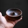 Black Walnut Solid Wood Incense Stick Handmade Tea Ceremony Round Incense Burners Agarwood Tray Holder Home Decoration