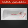 Universal bathtub drainer with waste hose basin waste set sink strainer for shower room bathtub plug type drain fittings