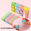 VitalBloom Eraser Set Cute Pencil Eraser Set with Adorable New Dinosaur Design Stationery Novelty for DIY Easy to Use Colors (15 Pieces) - - School,