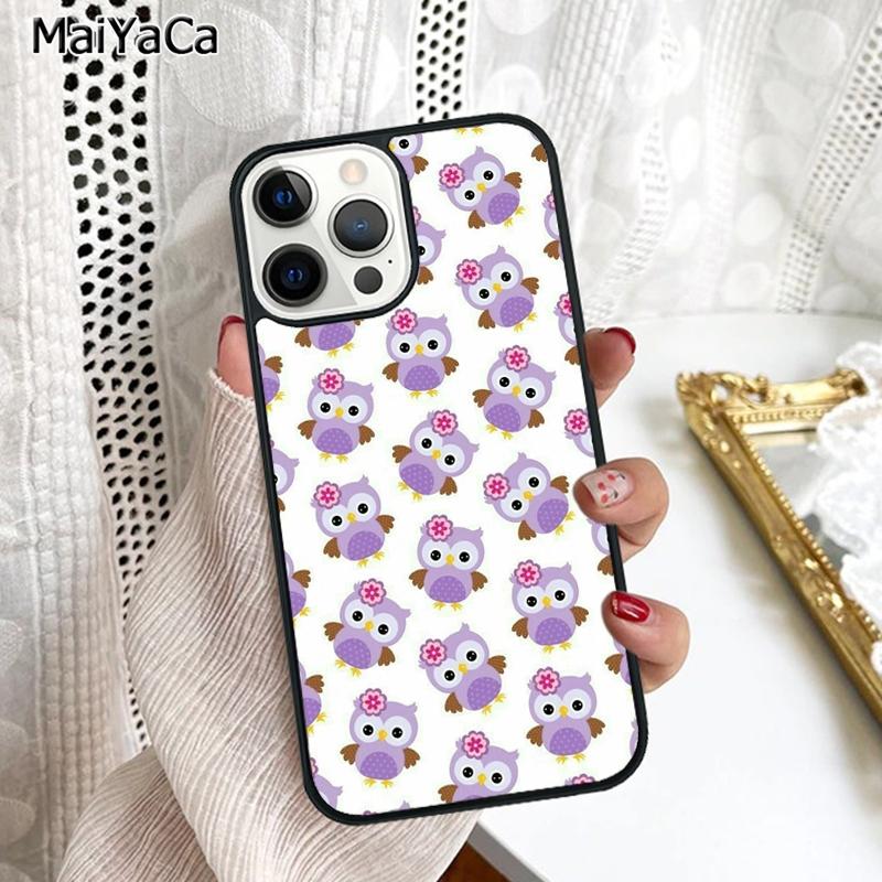 

Милые совы Влюбленные Кавайный Мультяшный Чехол Для iPhone 17 Air 16 16e 15 plus 11 12 13 14 pro max корпус coque iPhone 11pro max
