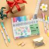 Ohuhu Art Marker 36 Pastel and Light Color Brush Watercolor Brush Fine Picture Coloring Storage Case Included Pens, Colors, Set, Tip, Pen,