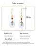 Court Design Hetian Jade Safety Buckle Earrings with Gold Cloisonné Cloud Motif – Chinese Retro Style for Women