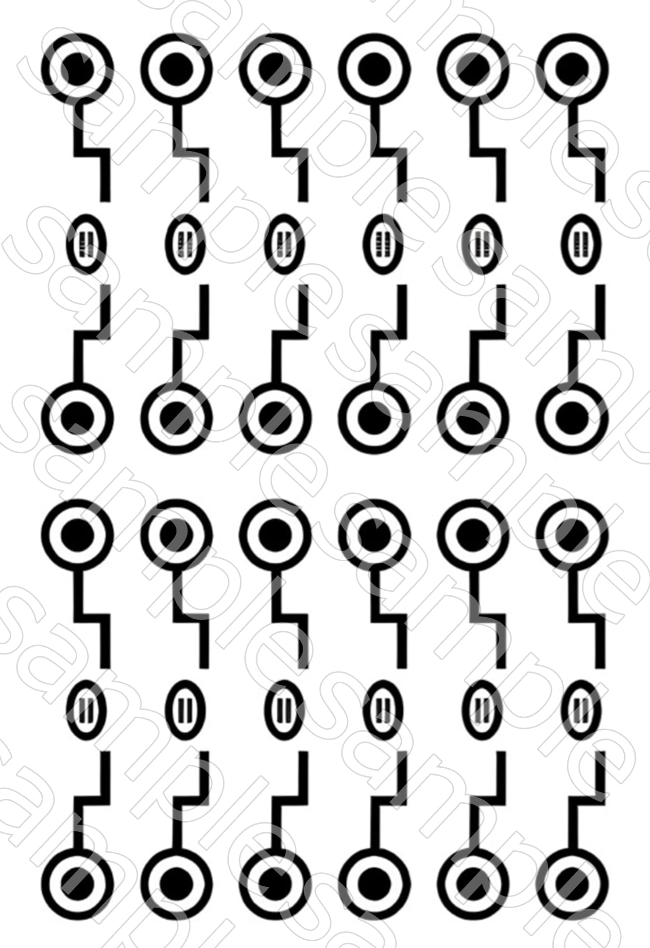 

Наклейки-татуировки Дзюдзюцу Кайсен для культурного и тогэ-косплея, додзинси, мероприятий, костюмов, фестивалей, Хэллоуина! (Инумаки 2)