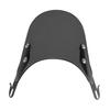 Universal Motorcycle Windshield Wind Deflector Windscreen Front Flyscreens for Motorbike 4"-7" LED Headlight