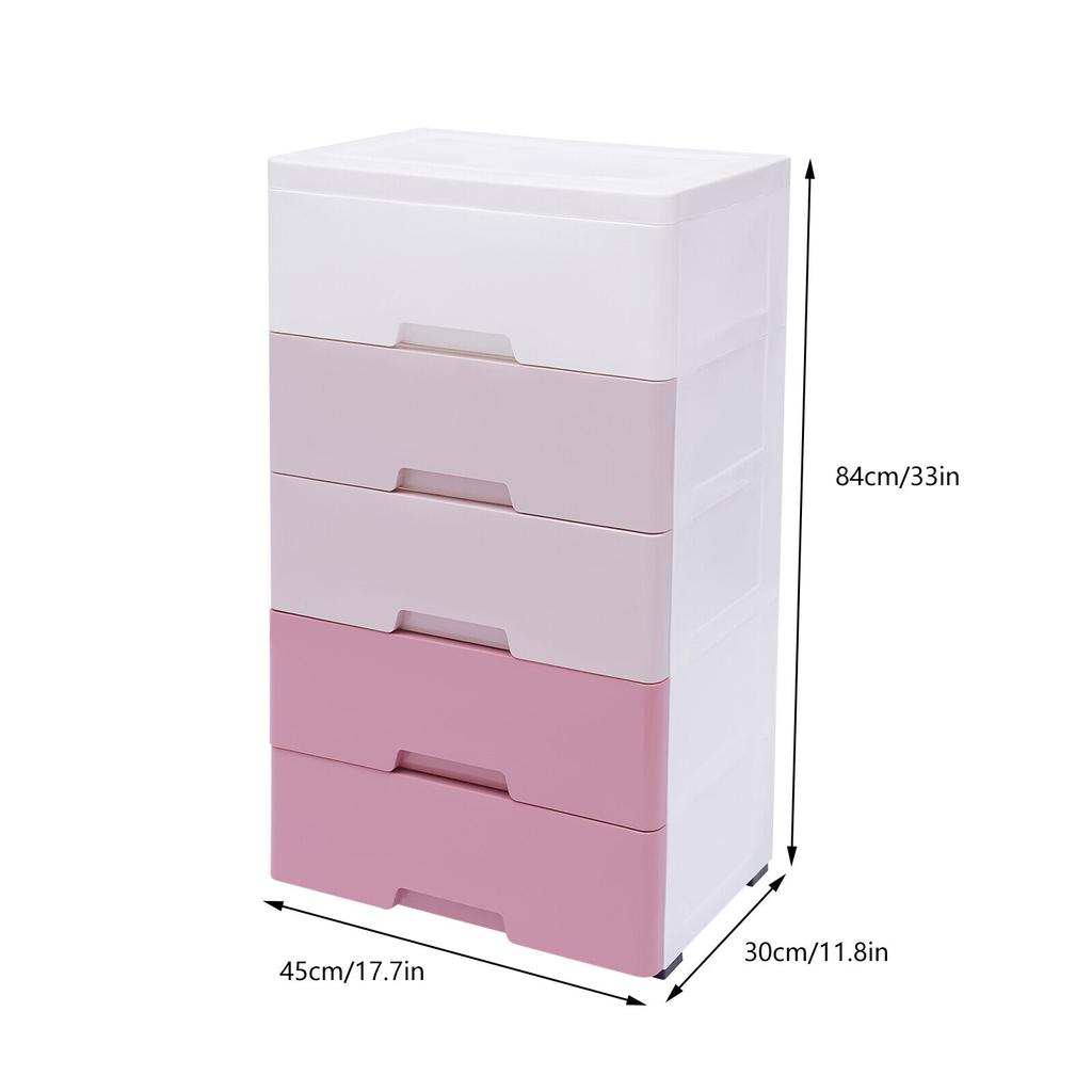 Cupboard 5 layer Storage Drawers Storage Cabinet Bedroom Clothes Toys Storage Set Small Closet Organizer Set