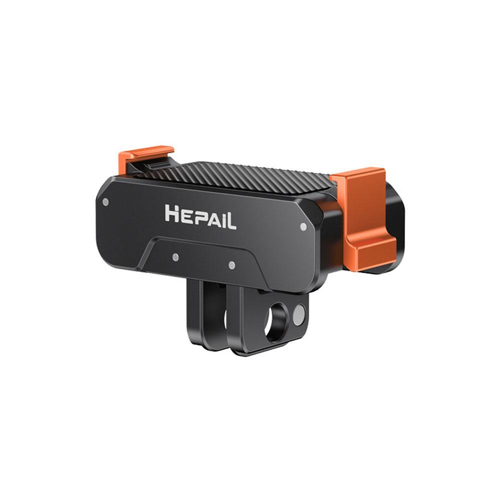 

Magnetic Quick Release Adapter Mount for DJI Osmo Nano Sports Camera Accessories Foldable Dual-Claws Base Extension Bracket чёрный