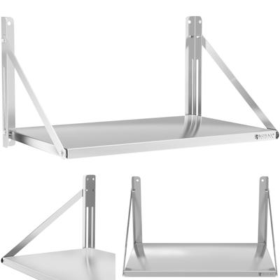 Folding Stainless Steel Wall Shelf 80x45cm