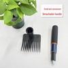 Detachable Dense-Tooth Garden Rake for Leaves, Grass, and Potted Plants