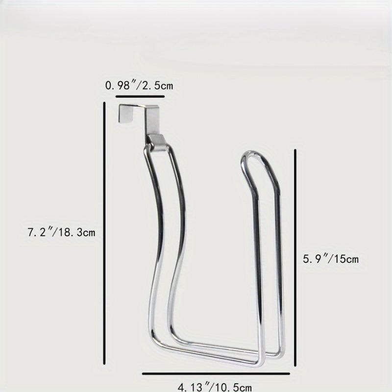 1pc Iron Toilet Paper Holder Iron Roll Paper Holder Bathroom Wall Mounted Tissue Holder