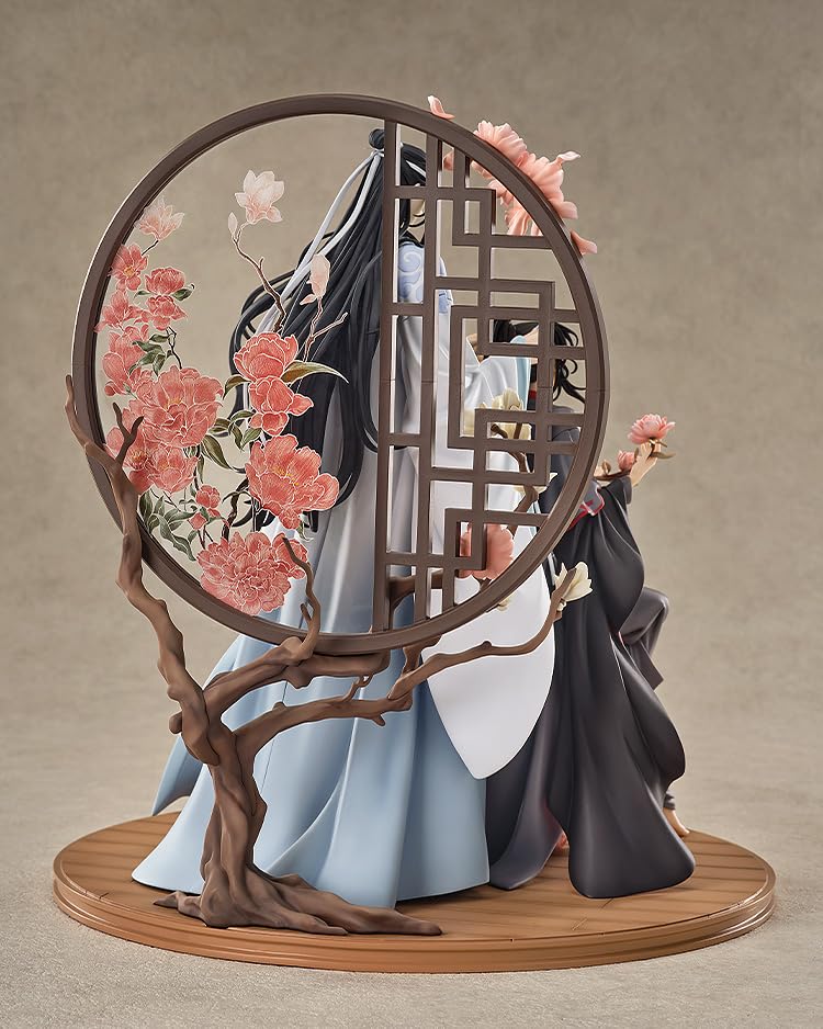 Wei Wuxian Lan Wangji z anime Zakladatel pivoňkové přísahy měřítková plastová figurka & Verze "The Diabolism". 1/7 předbarvený
