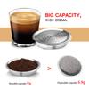 Stainless Steel Reusable Coffee Capsule Pods Compatibel with Philips Senseo Machine Coffee Maker Filter Metal Tamper