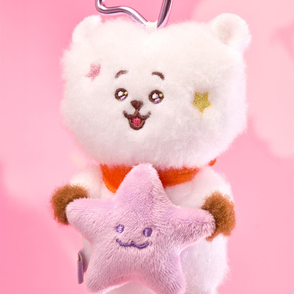 BT21 The Journey Purple Star RJ Plush Keychain