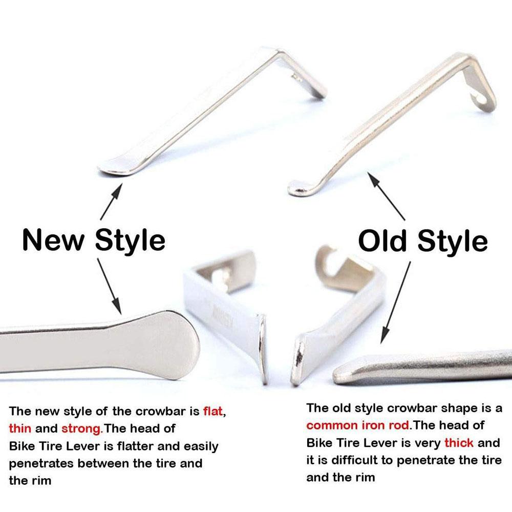 3Pcs Bicycle Tire Lever Premium Hardened Stainless Steel Levers To Repair Bike Tube,Cycling Tire Repair Tool
