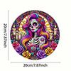 Mexican Sugar Skull Metal Tin Sign Day of the Dead Wall Art Home Bar Cafe Decor