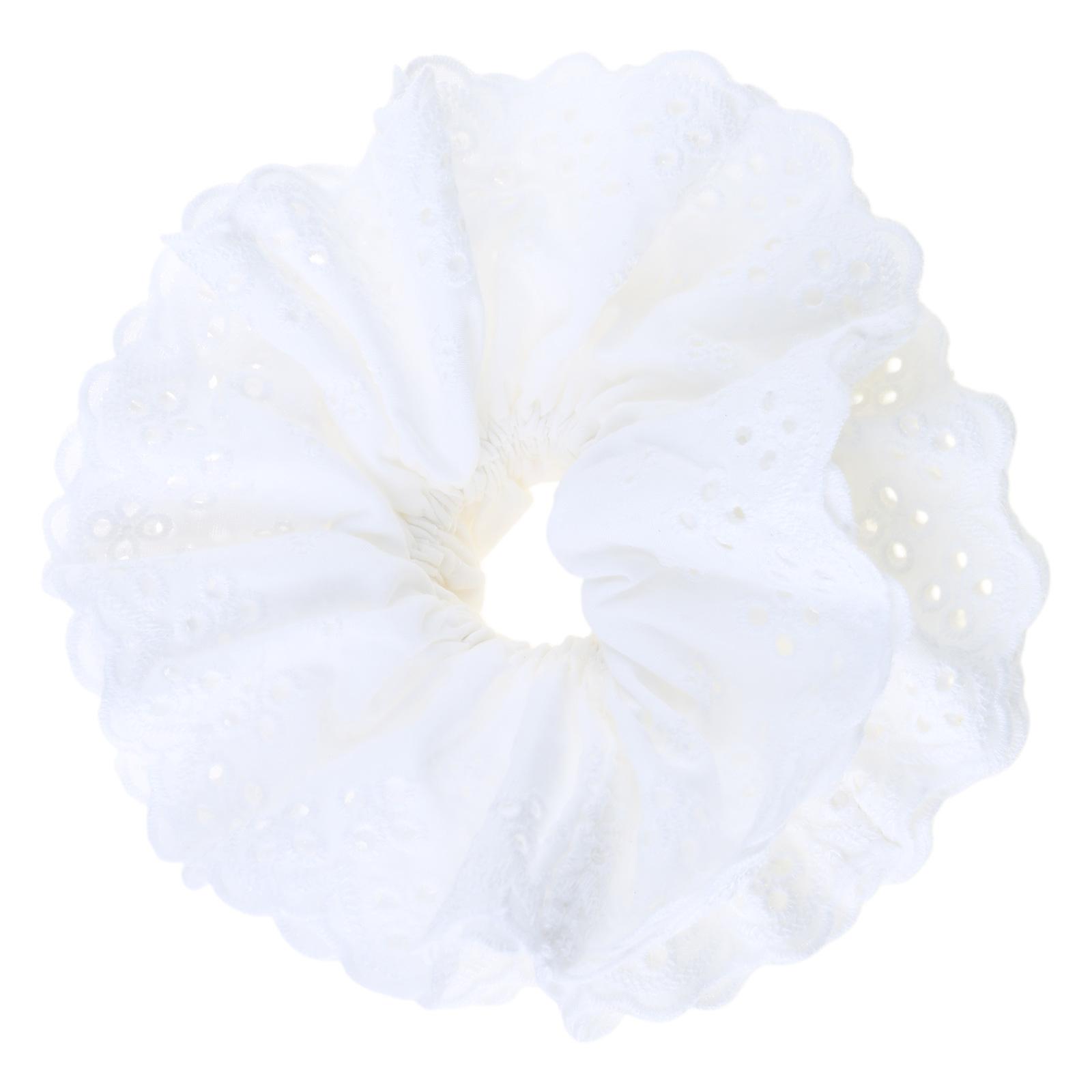 

Резинка для волос Hollows Laces, большой цветок, резинка для волос Lolitas, кружевная резинка для волос, резинка для волос для женщин и девочек белый