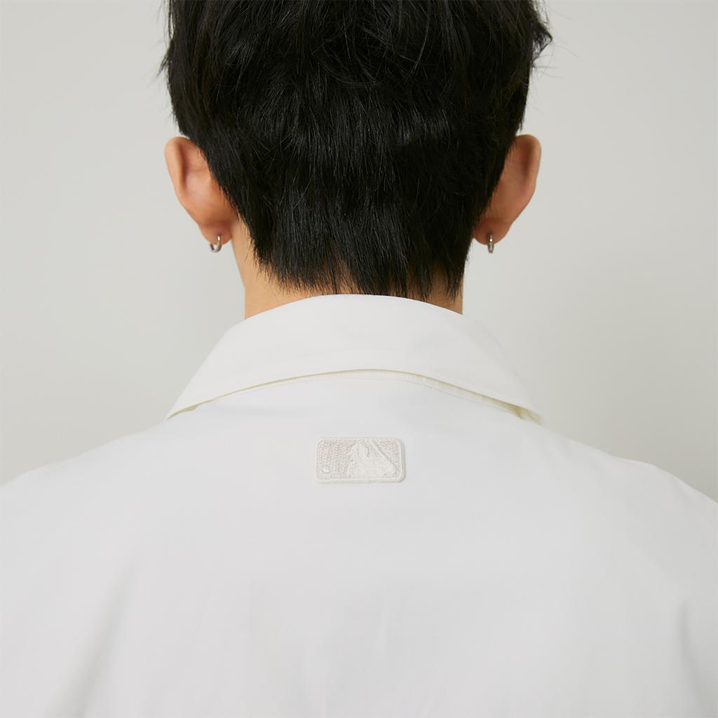 New MLB New York Yankees MLB Preppy Style Collection Shirt Unisex Ecru 3AWSV0243-50WHS