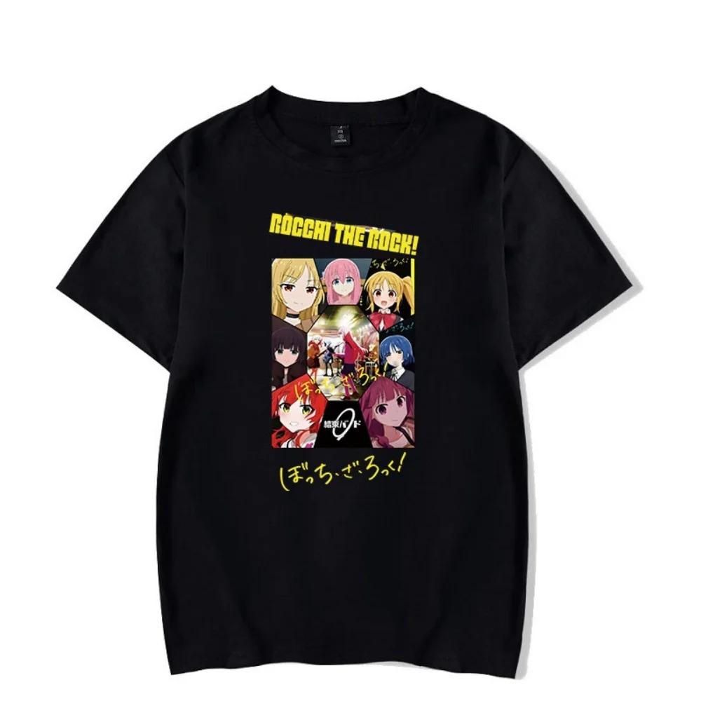 

Bocchi the Rock! Nijika Ijichi Double-Sided T-Shirt, Unisex Kessoku Band Anime Streetwear Tee, 100% Cotton Casual Short Sleeve Top XXXL зелений