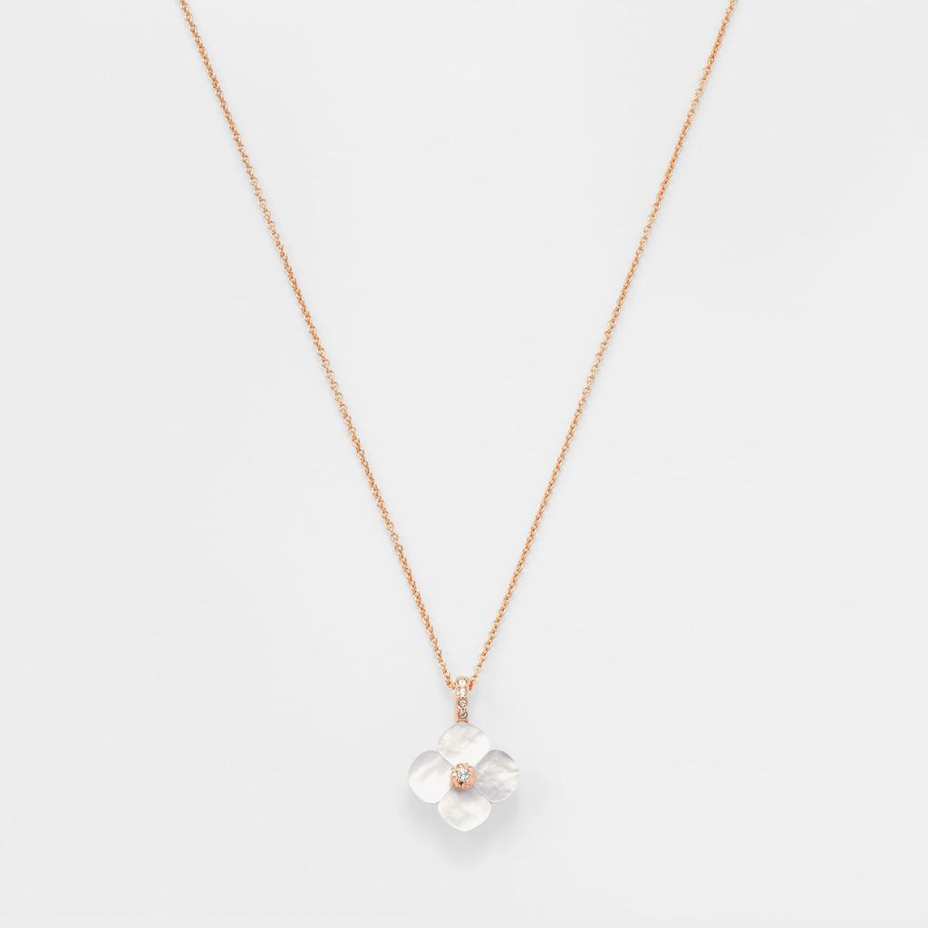 Shell Flower Reversible Necklace VBMP401540XP Elegant Gift [Vendome Boutique] [Official] Women's