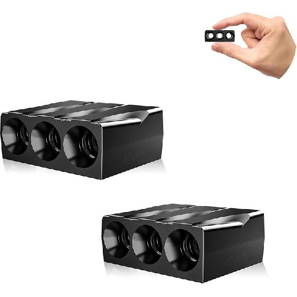 Улучшенные свистки от оленей Elook для автомобиля, Рог от оленей для автомобиля, Свисток для спасения оленей для транспортных средств, Багажников, Мотоцикла, Трехрожковый, 4 шт. (Запатентованный продукт) 2 Pack