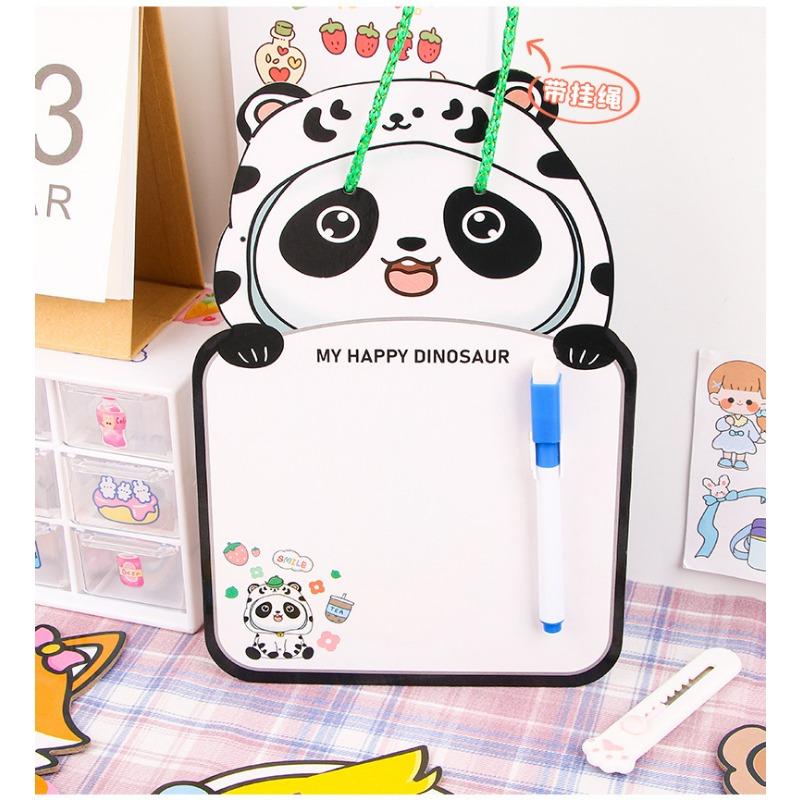 Cartoon Erasable Drawing Board Kids Graffiti Message Whiteboard Student Stationery Gift