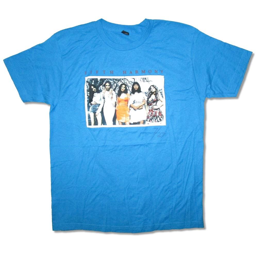 Men s Fifth Harmony Vintage T-shirt X-Small Blue 2XL