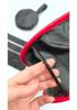 41CM LED Portable Photography Softbox with Black & Red Edge, Lightweight Honeycomb Reflector