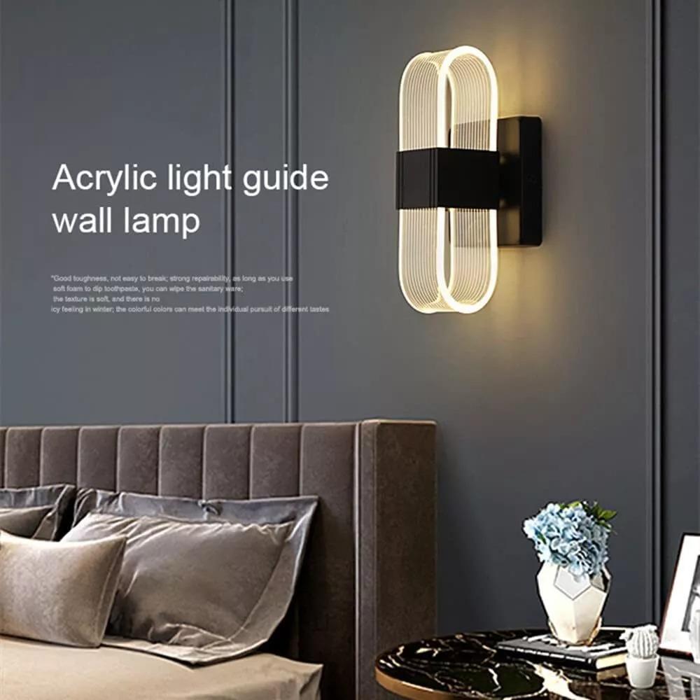 Acrylic Light Guide LED Wall Lights Modern Wall Light Decor for Living Room Bedroom