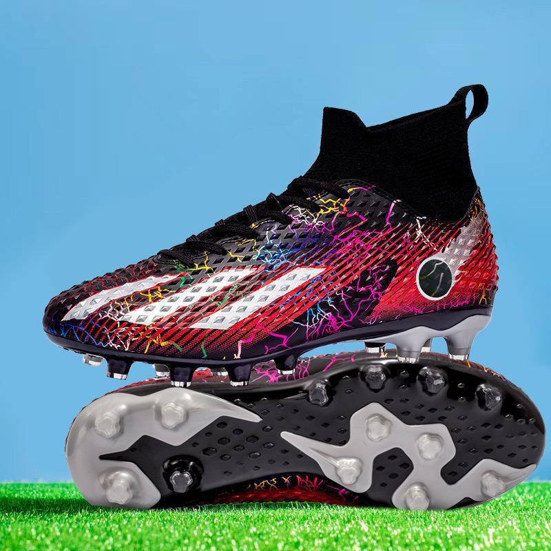 Grass with Long Nails Broken Spot Sports Shoes Running Shoes Competition Women's Training High-top Football Shoes Men's Nails
