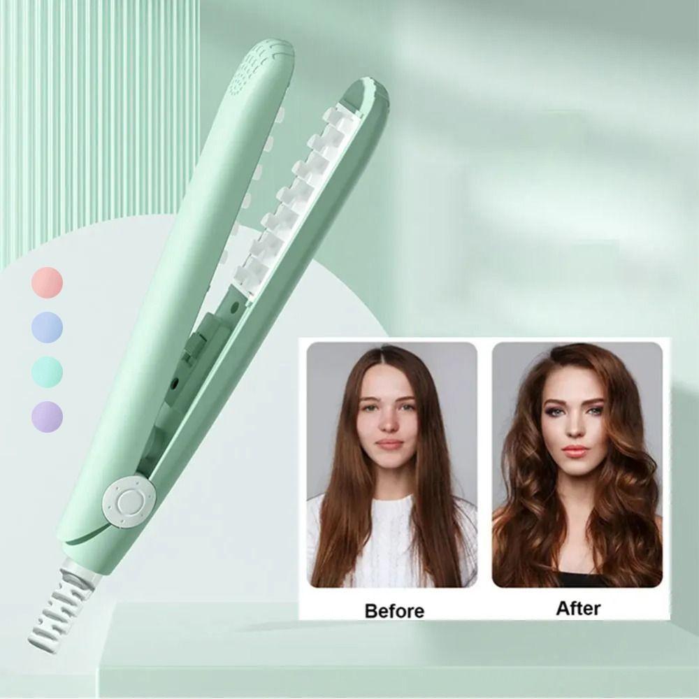 2 in 1 Wave Hair Curling Iron Root Lifter Travel Curling Wand  Short and All Hair Types