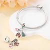 copper Snowflake Christmas Tree Ski Boots Charm Bead Charms Bead Charms Compatible With Authentic Bracelets Fine Do It Yourself Christmas Jewellery