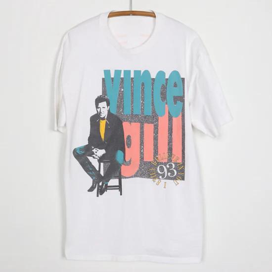 vintage 1993 Vince Gill I Still Believe In You Tour Shirt FL0457 Unisex T-Shirt XL