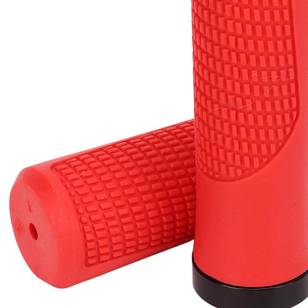 2 PCS Bike Rubber Handlebar Grips Anti Slip Handlebar Cover Shockproof Mountain Bike Handles