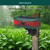 Solar Ultrasonic Animal Repellent: Infrared Sound & Light Alarm to Deter Wild Boars & Weasels