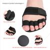 Universal Toe Separator Soft Forefoot Pads Orthotics Straightener for Realign Crooked Toes Hallux Valgus Correction for Ballet