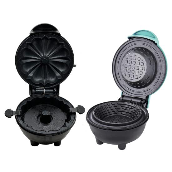 Mini Waffle Maker Electric Cake Maker with Nonstick Surface Fast Heating Pancakes Maker