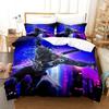 Comfortable Anime Print Duvet Cover Set With Duvet Cover And Pillowcases Single Twin Full Queen King Sizes For Adults And Kids