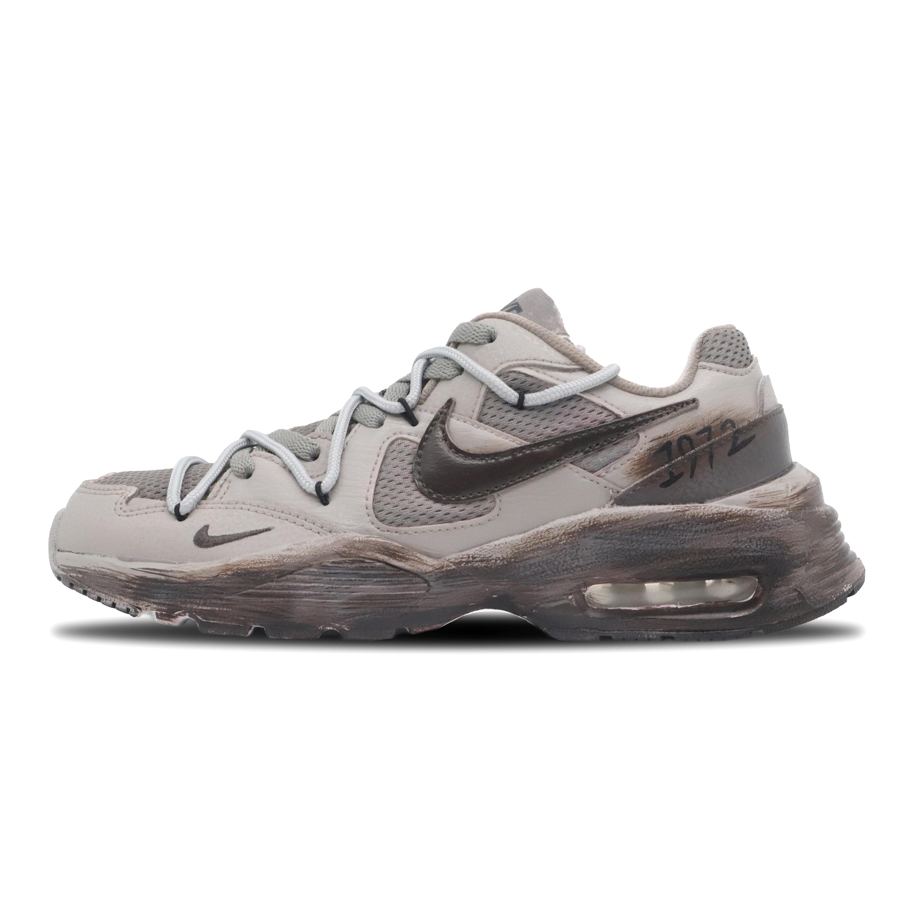 

Nike Air Max Fusion Slip Resistant Abrasion Resistant Low top Running Shoes Women s Brown Black CJ1671-100(Team269-) 40