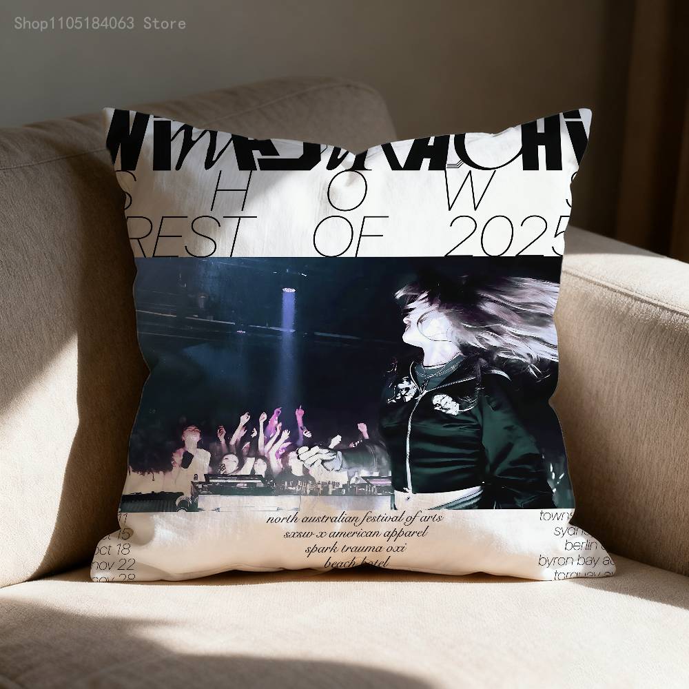 N-Ninajirachi EDM I Love My Computer Pillow Case For Sofa Decor Car Office Room Printing Cushion Cover Decorations and Protector