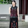 Ethnic Style Women's Sleeveless Embroidered Vest Jacket