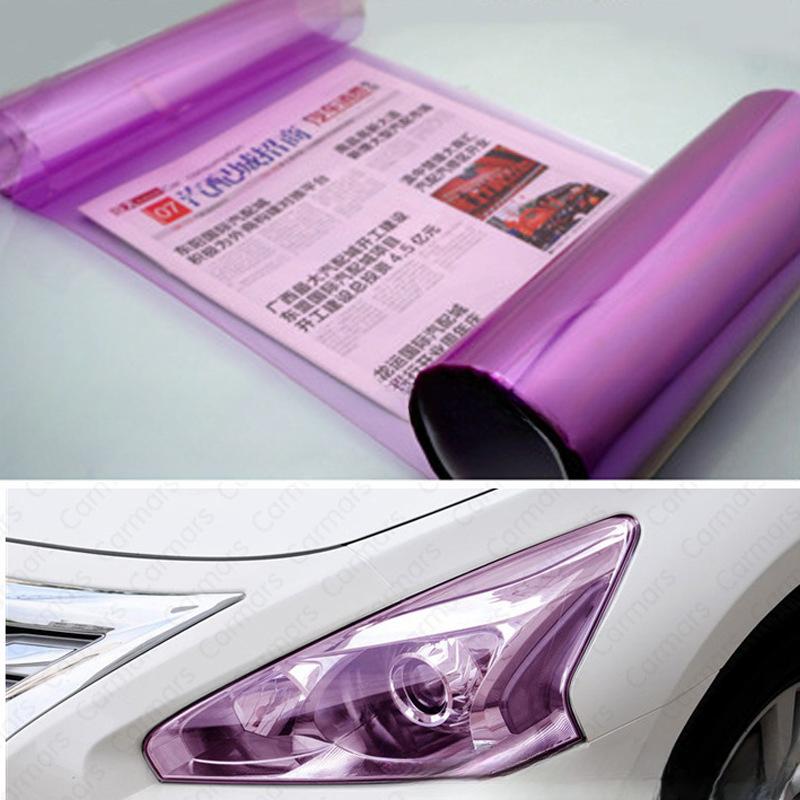 New Car Headlight Color Changing Film Glossy Transparent PVC Film Coloring Brake Light Sticker Car Taillight Color Changing Film