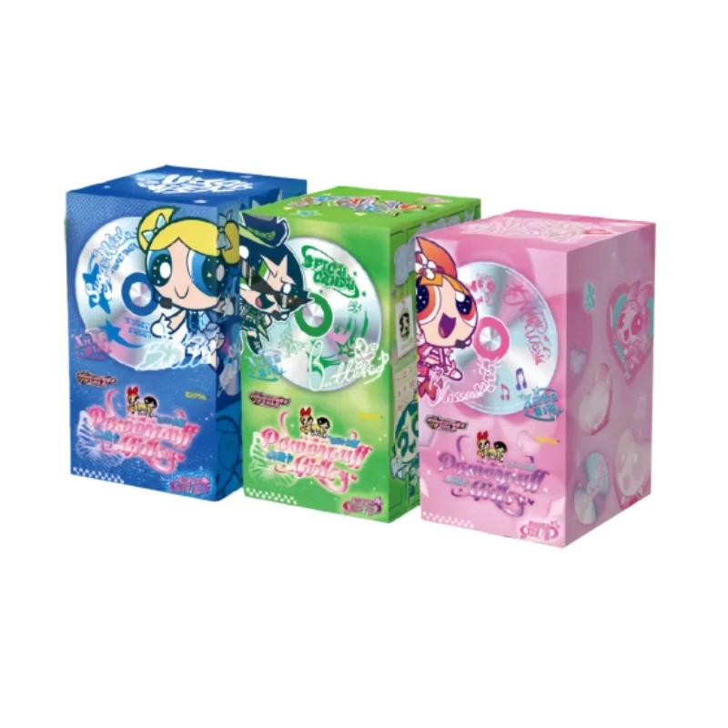 Genuine The Powerpuff Girls Card Candy Bag Sweet Springtime Colorful Fructose Blossom Bubbles Anime Collectible Cards