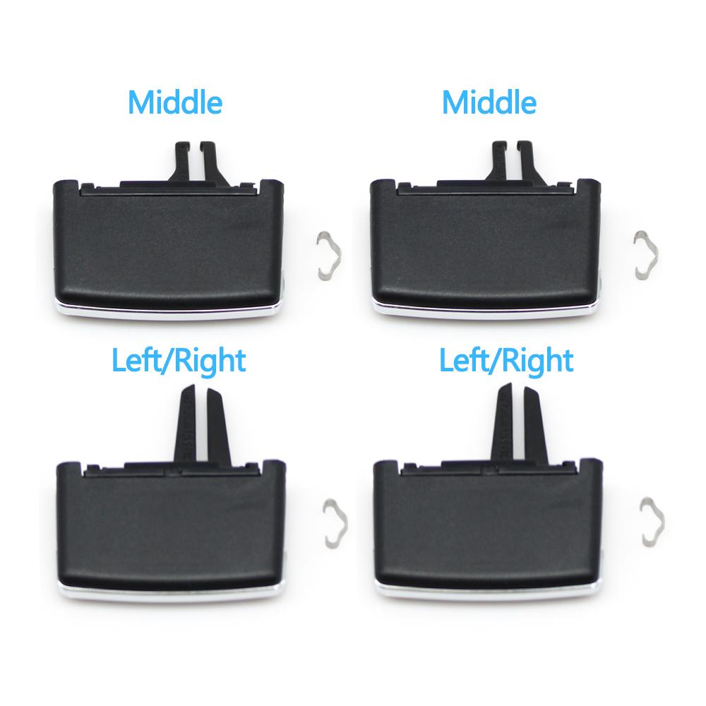 1/2/4PCS Car Air Vent Middle Left Right AC Vent Grille Paddle Clip Slider For Mercedes Benz E Class Cabriolet Coupe W207 E350
