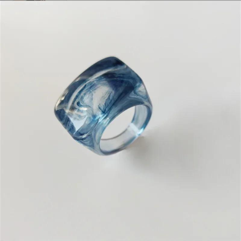 

1pc Creative Ring Fashion Chunky Ring Decorative Acrylic Knuckle Ring Finger Joint Unisex Zircon Accessories