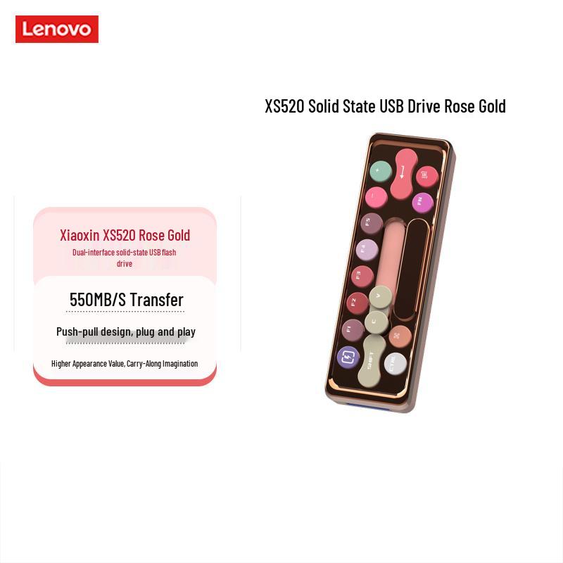 Lenovo Xiaoxin XS520 Dual-Interface Type-C SSD USB Drive
