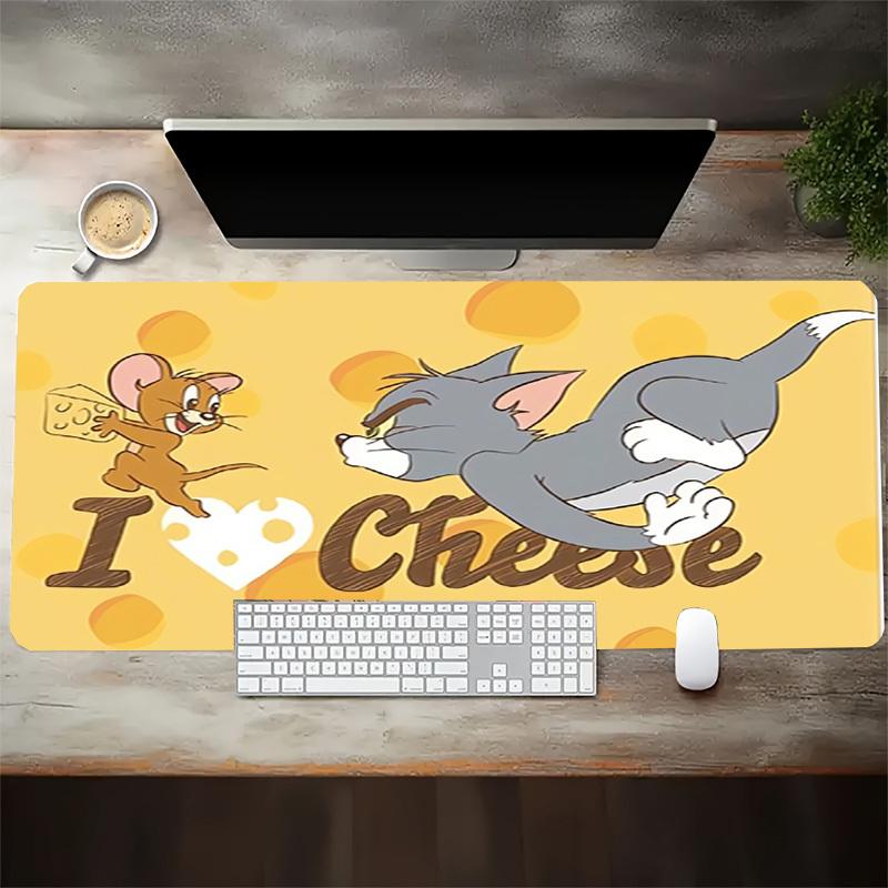 1pc Tom Jerry Cheese Computer Pad with Vibrant Print, Mouse Pads for Desk 154