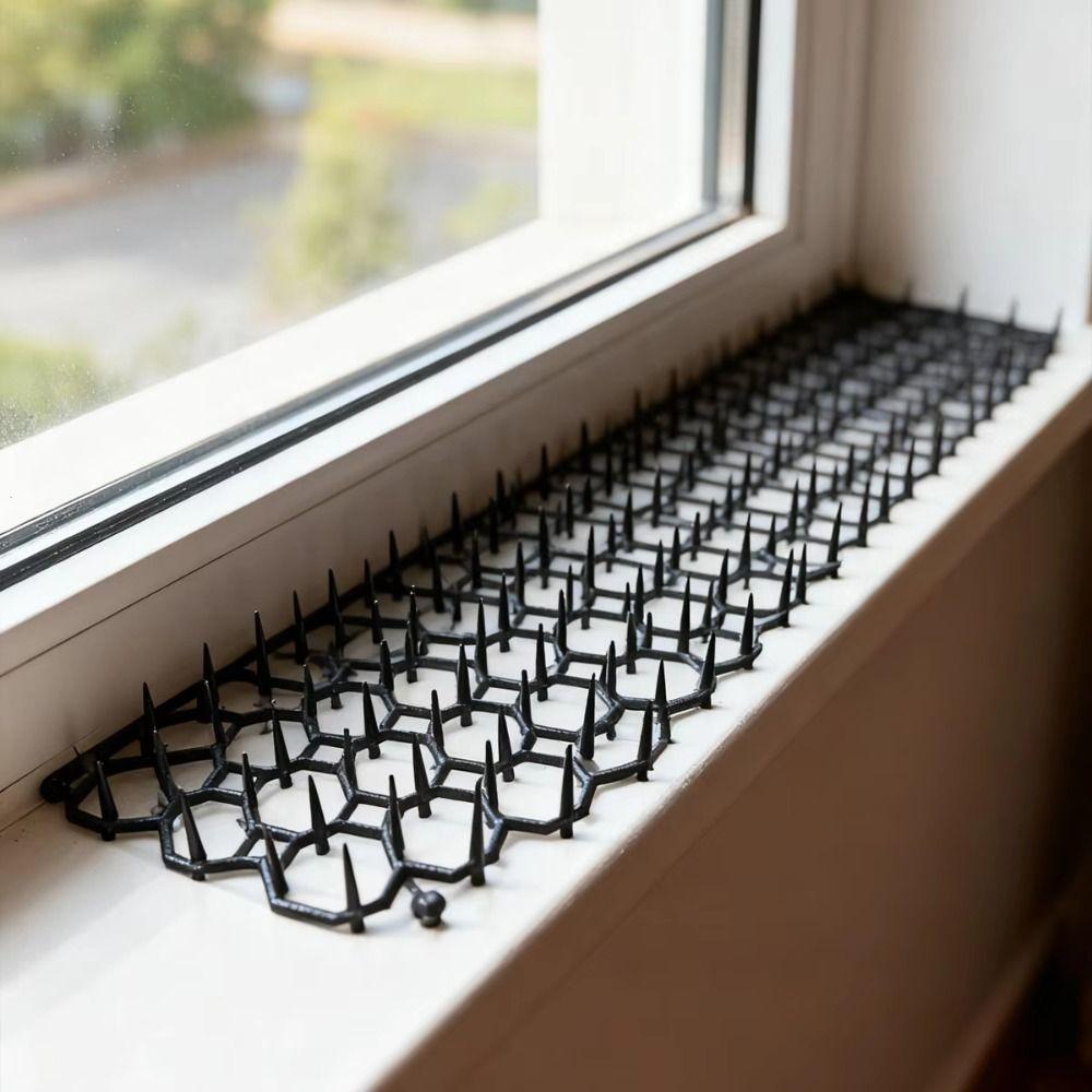 6PCS Indoor Outdoor Use Cat Deterrent Mat Spikes Fence Repellent Mat Furniture Protection