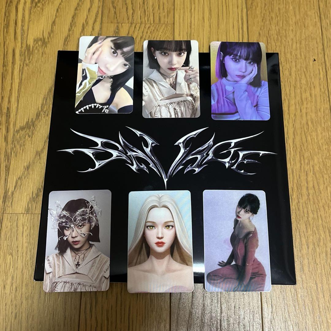

[USED] aespa savage album winter trading card
